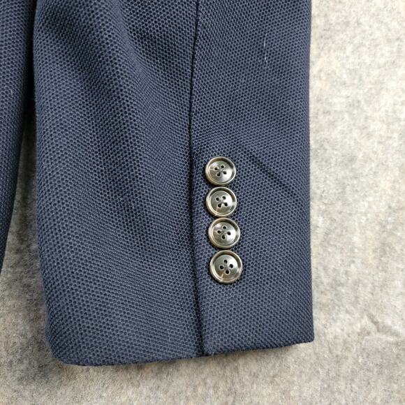 Todd Snyder Italian Knit Sportcoat Blazer size 36S Navy Blue Cotton NWT *Read* - Picture 10 of 16